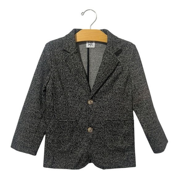 Noma Other - NOMA Boys Blazer Jacket Size 8 Herringbone Cotton Poly Blend Formal